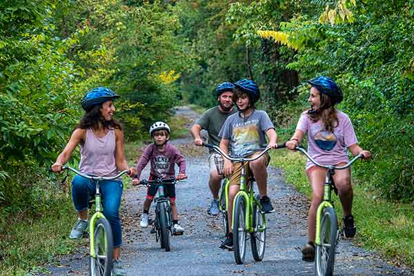 Riding Bikes in Harpers Ferry