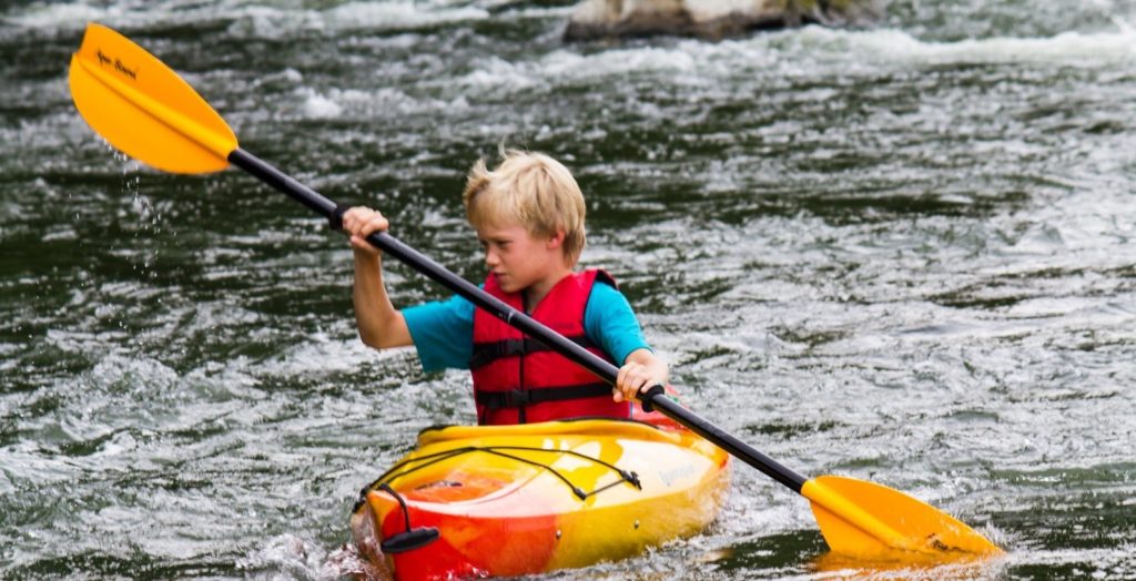 Kid Kayaking