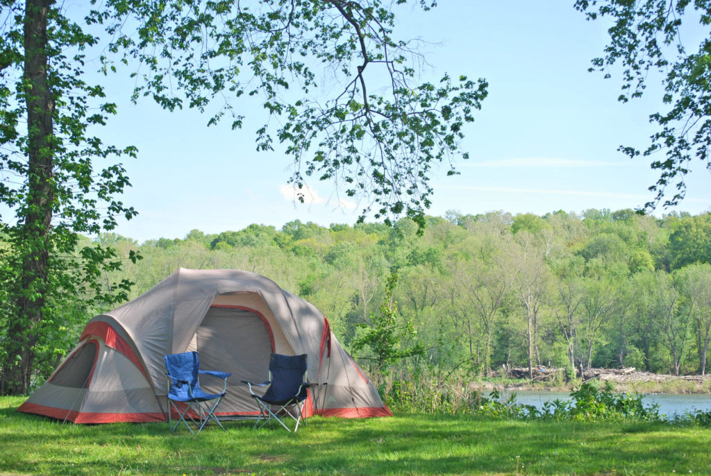 Tent Camping in Harper's Ferry Campground - River & Trail Outfitters