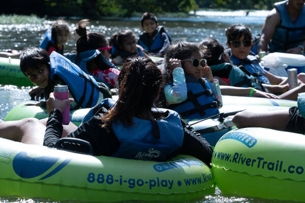 Tube relaxing on the Shenandoah River - River and Trail Outfitters