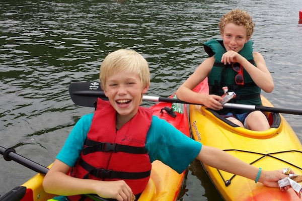 Summer Camp Kayaking
