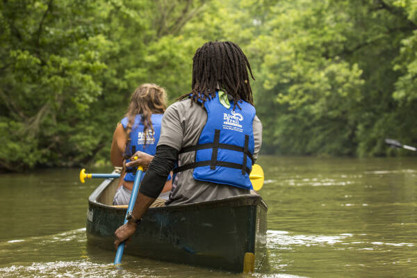 Couple canoes down Antietam Creek - River & Trail Outfitters