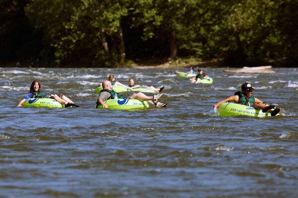 Group of tubers near Harpers Ferry - River & Trail Outfitters