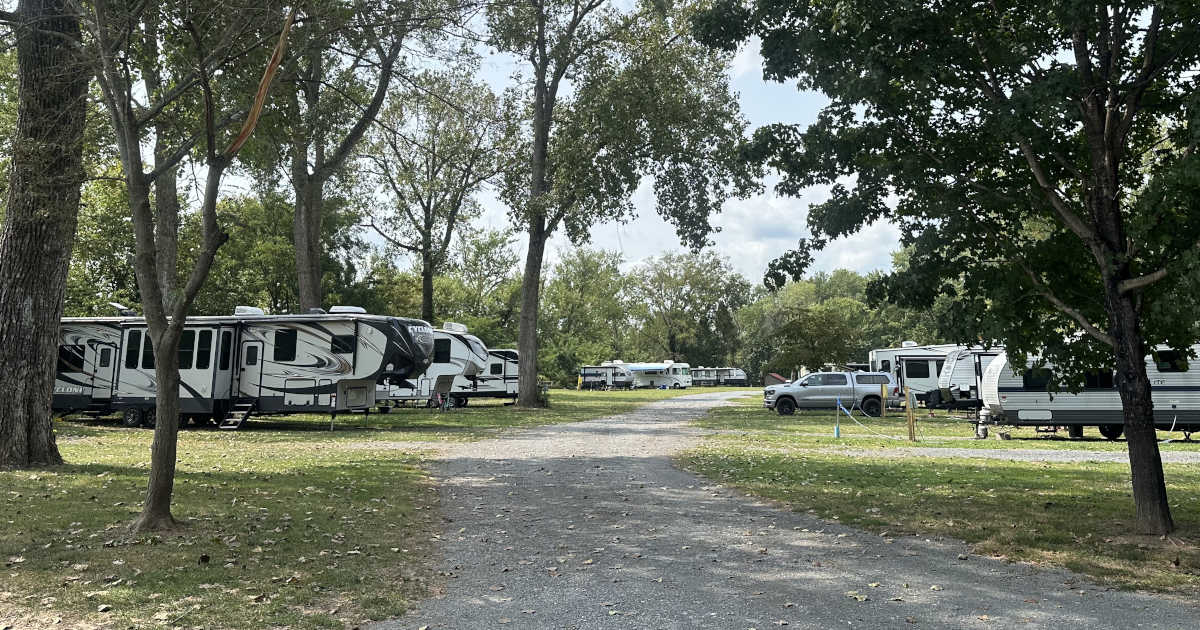 Stay in your RV near the Potomac River at the Brunswick Family Campground in Maryland.