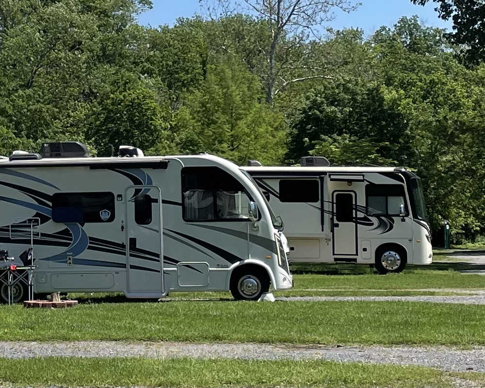 RV's at Brunswick Family Campground